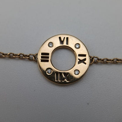 Tiffany Atlas Earrings De Gold Au750