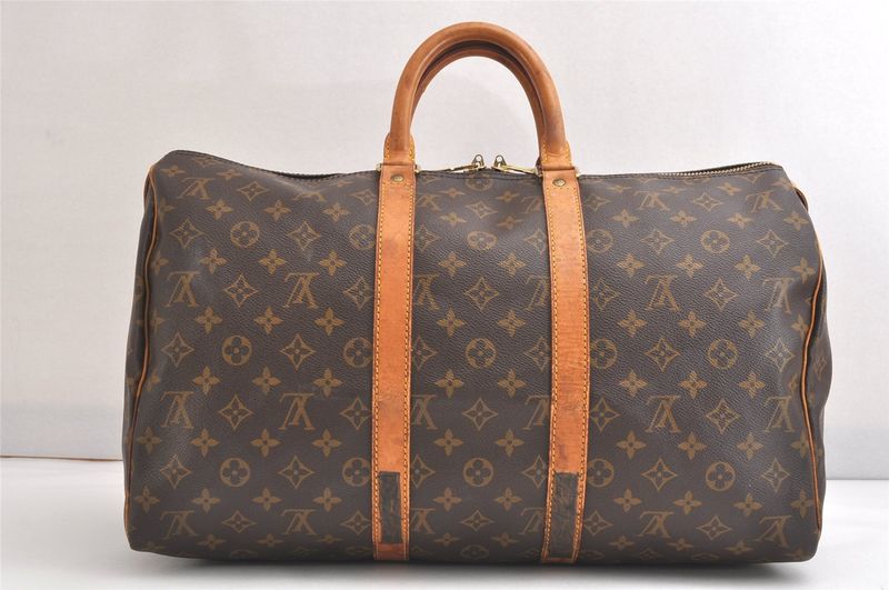 Louis Vuitton Monogram Keepall 45 Travel Boston Bag M41428 LV 3219n