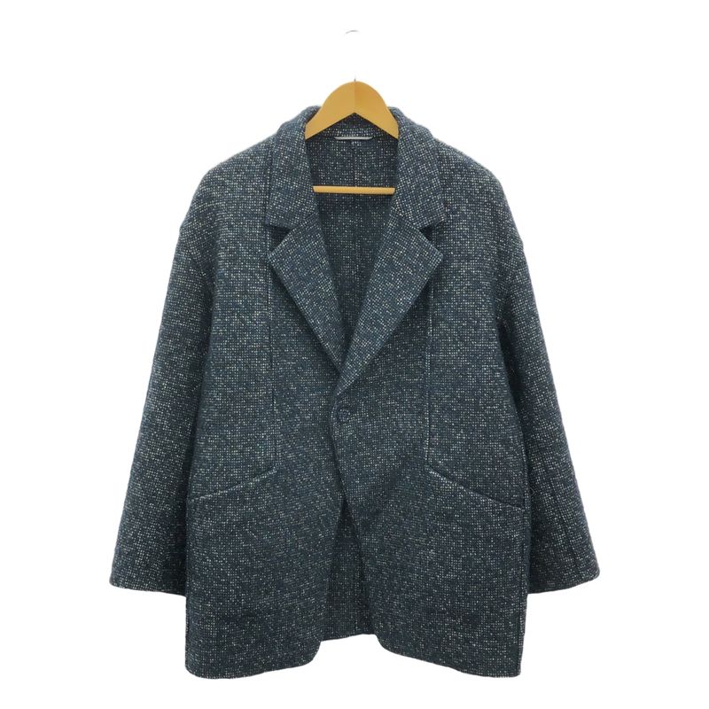 Dior Homme - 2023aw - Wool Tweed Unstructured Cardigan Jacket - 46 - Navy - Mens
