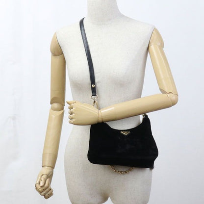 Prada Velvet Mini Bag Re-edition 1bc204 2C7Q F0002 Shoulder Bag Viscose Cupro