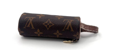 Louis Vuitton Ettui Trois Bordeaux Golf Ball Case Monogram Leather M58249