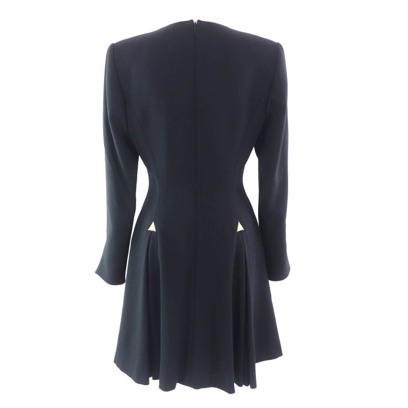 Mademoiselle DIOR Mademoiselle DIOR Vintage 100% Wool Flared Silhouette Long