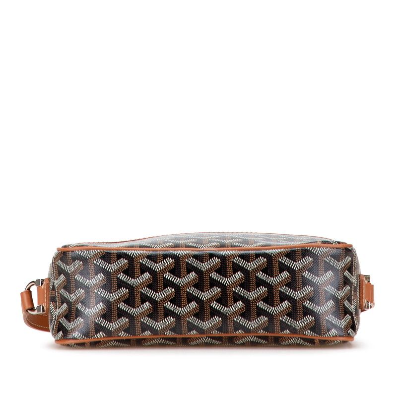 Goyard Cupveil PM Brown Black PVC Leather Women's Goyard