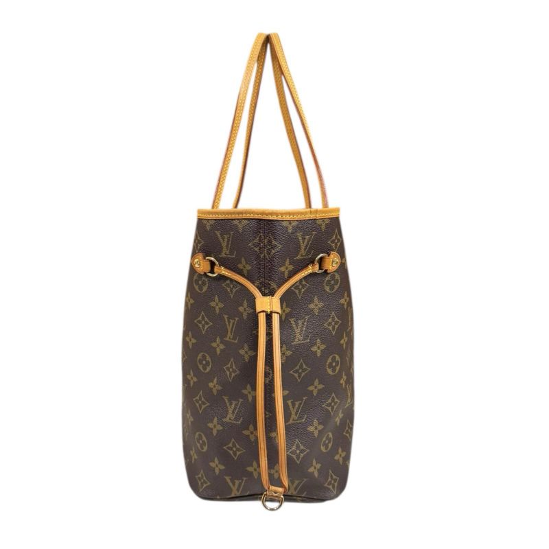 Louis Vuitton Neverfull MM Monogram Tote Bag Monogram Canvas M40156 Brown Women
