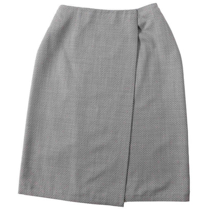 Hermes Vintage Margiela Period Wool Silk Rare Archive H Pattern Wrap Skirt