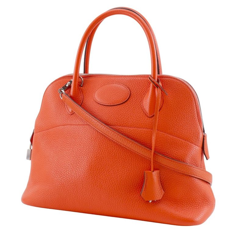 Hermes Bolide 31 2WAY Shoulder Taurillon Clemence Orange A Ladies Handbag