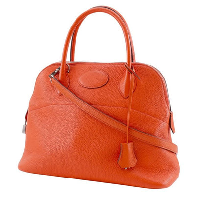 Hermes Bolide 31 2WAY Shoulder Taurillon Clemence Orange A Ladies Handbag