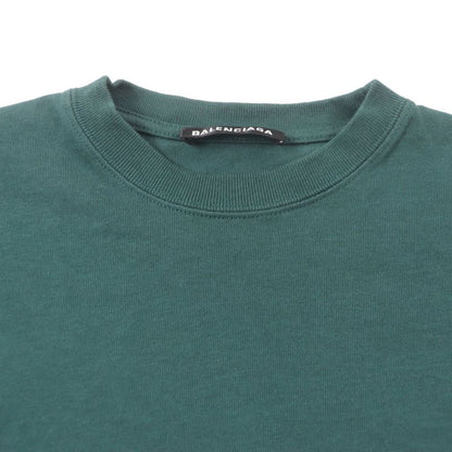  Balenciaga 2020 570805 100% Cotton Back Logo Print Oversized Short Sleeve