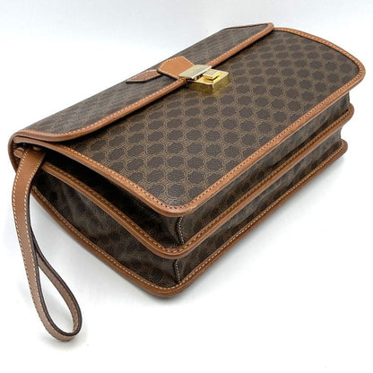 Celine M08 Second Bag Macadam Brown Clutch Bag Small Bag PVC Ladies Men Fashion