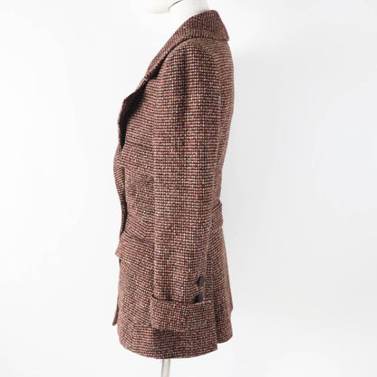 CHANEL Vintage 01A P18117 100% Wool With 100% Silk Lining Cocomer Cles With