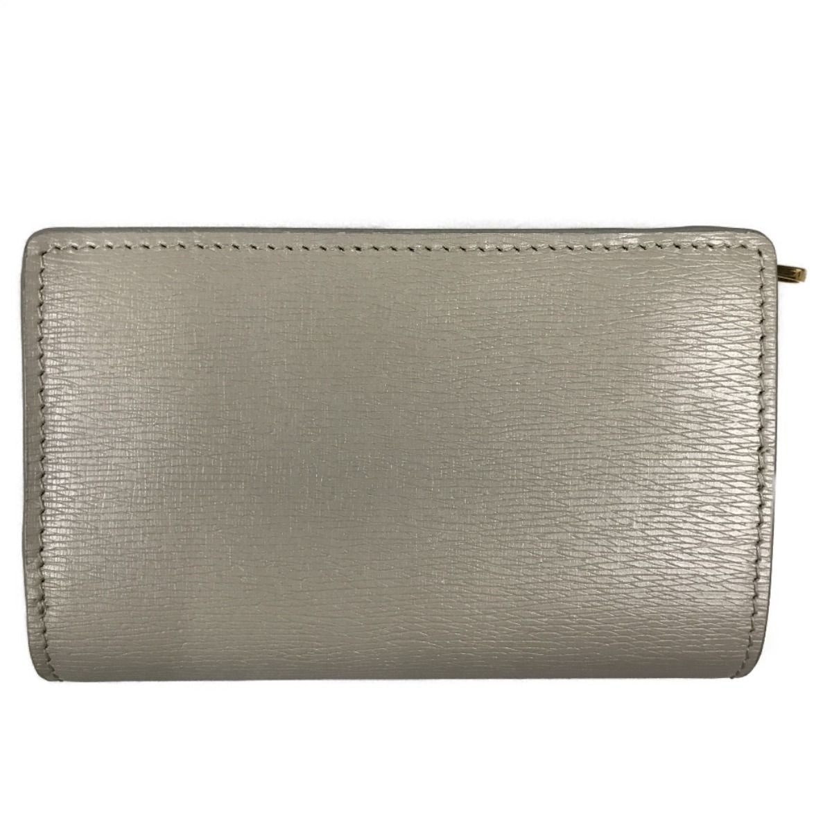 Gucci Bifold Wallet Script Zip Around Wallet 772640 Light Gray