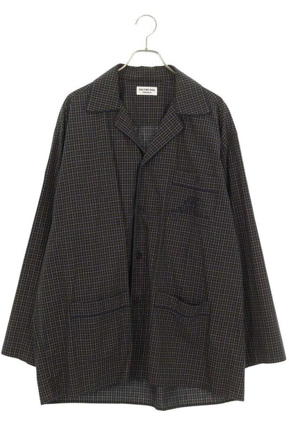 Balenciaga 659014 Tkm34 Oversized Pajama Long Sleeve Shirt Men 34