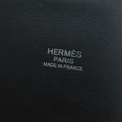 Hermes Bolide 31 Taurillon Clemence Silver Hardware Handbag Black Engraved Y