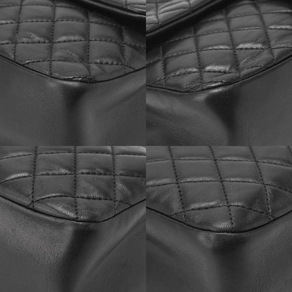 Chanel Shoulder Bag Matelasse Pearl Coco Mark Chain Shoulder Lambskin Black