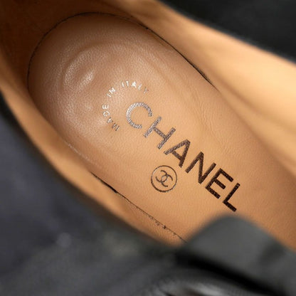 Chanel Boots Size 37 1 2 C Matelasse Long Leather Knee High Boots Cy High Boots