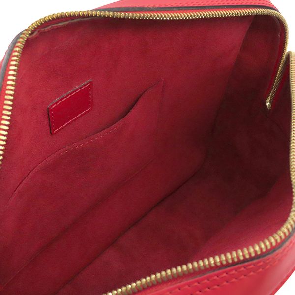 Louis Vuitton Shoulder Bag Voltaire Epi Leather Castilian Red Gold Hardware Red