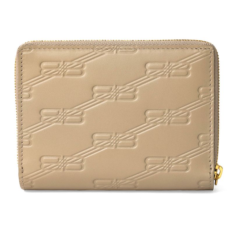 Balenciaga Bifold Wallet In Signature Taupe