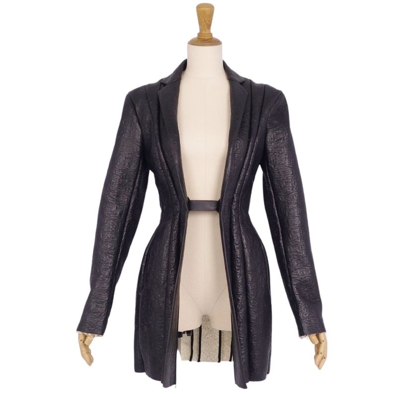 Celine Jacket Phoebe Period Leather Jacket Lamb Leather