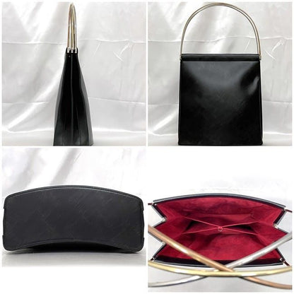 Cartier Tote Bag Black Trinity Excellent Condition Preowned Leather