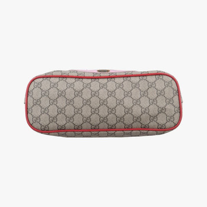 Guccigg Supreme Bosco Patch Beige And Multicolor PVC Coated Canvas 473887