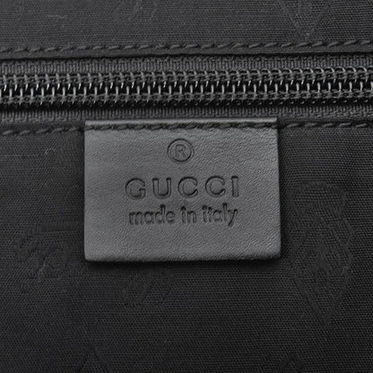 Gucci Shoulder Bag GG Imprime Shoulder Bag PVC Black Silver Hardware Black