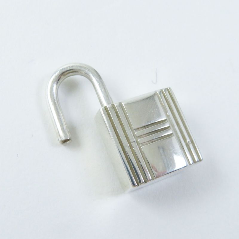 Hermes Ag925 Cadenas Chain Necklace/pendant Silver With Box And Case Weight