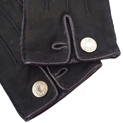 Hermes Gloves Suede Leather Serie Lady