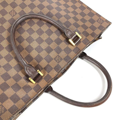 Louis Vuitton Tote Bag Sac Pla N51140 Damier Canvas Ebène Brown