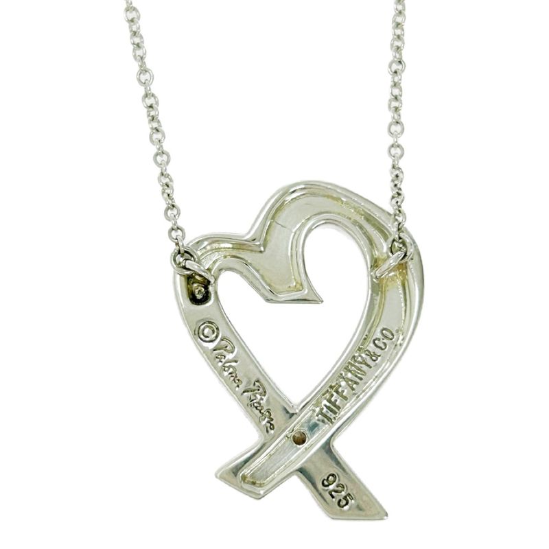 Tiffany & Co Tiffany & Co Silver Paloma Picasso Loving Heart 1p Necklace 4.5g