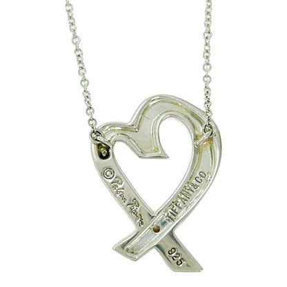 Tiffany & Co Tiffany & Co Silver Paloma Picasso Loving Heart 1p Necklace 4.5g