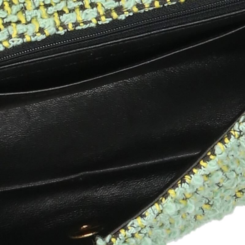 Chanel Parent And Child Bag Tweed Pair Handbags Women's