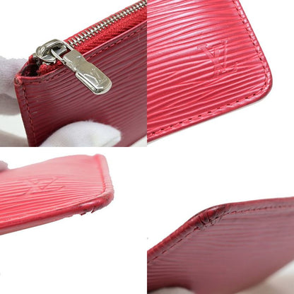 Louis Vuitton Key Case Coin Case Epi Red Pochette Cles M6380e 68sj341