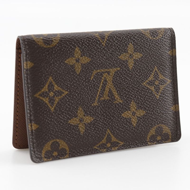 Louis Vuitton Porte 2 Carte Vertical Regular Holder M60533 Monogram Canvas