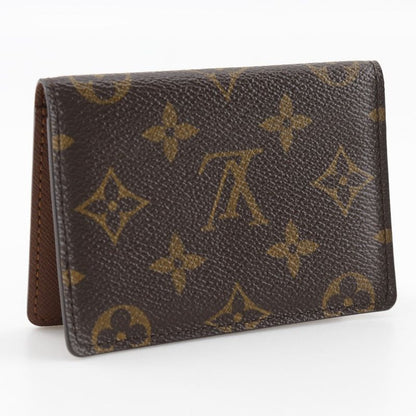 Louis Vuitton Porte 2 Carte Vertical Regular Holder M60533 Monogram Canvas