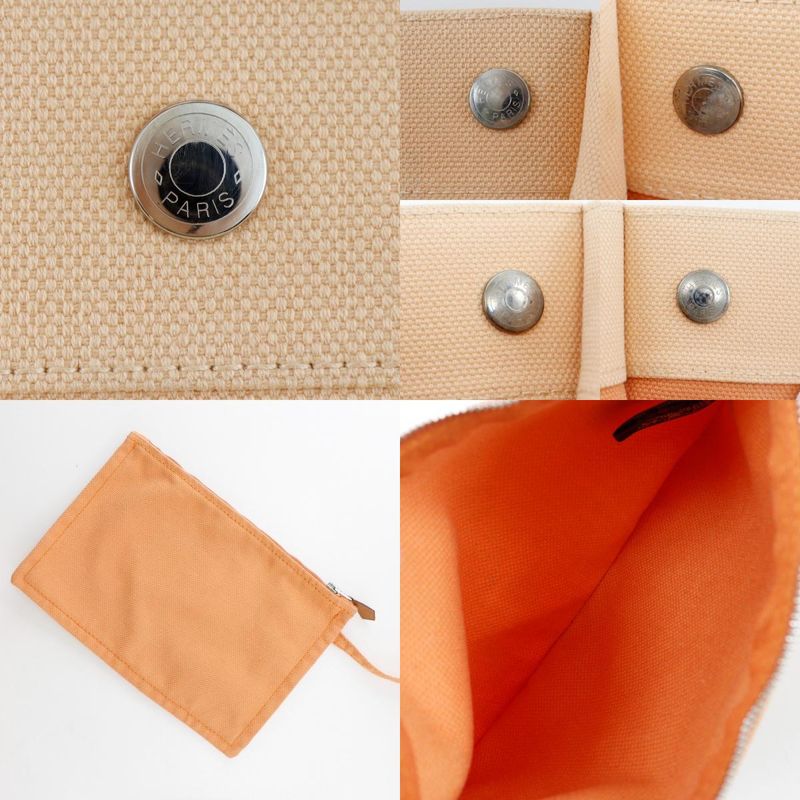 Hermes Bora PM Canvas Orange Ladies Handbag