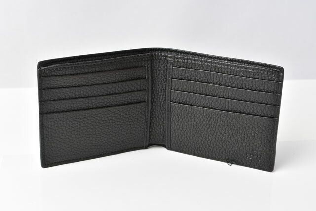 Gucci Wallet Gucci Wallet Fold Wallet 473916 Dorian Black Calf Leather Never