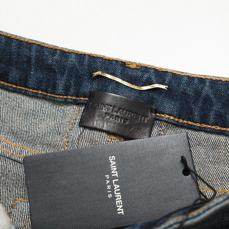 Saint Laurent Paris Denim Pants Size 27 Jeans Skinny Pants Cotton