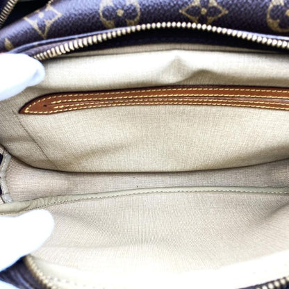 Louis Vuitton M45254 Monogram Reporter PM Shoulder Bag Brown Monogram Canvas