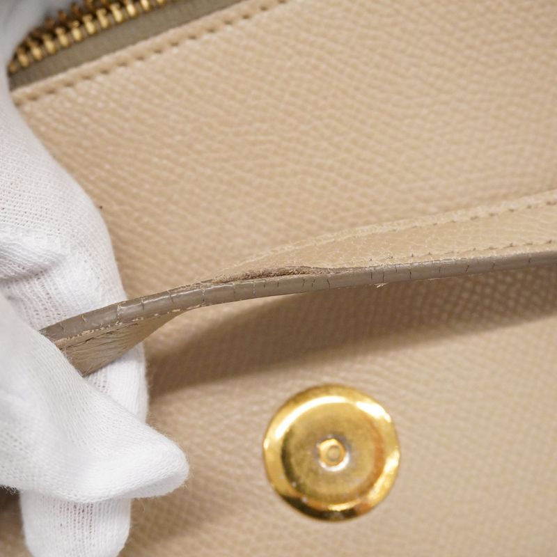 Celine Handbag Belt Bag Leather Beige Gold Hardware 2way Bag Ladies