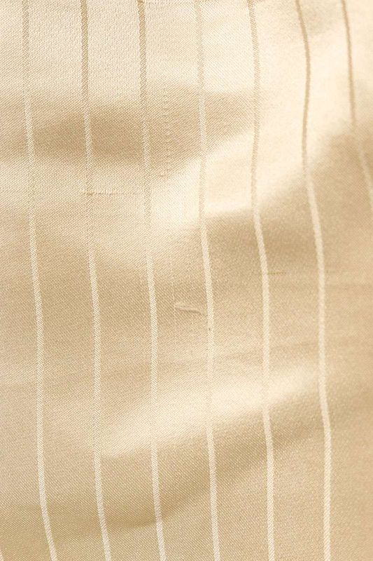 Saint Laurent Paris 23SS 717376 Y2g54 Striped Silk Long Pants Men's 46