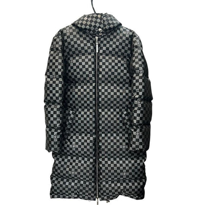 Louis Vuitton Down Coat Damier 1a5ibt Polyester Silver
