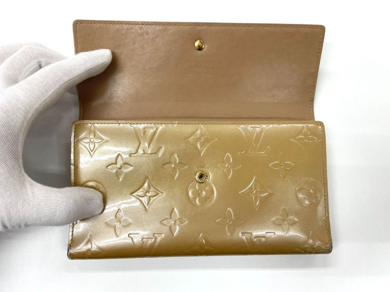 Louis Vuitton Monogram Vernis Porte Trésor International Long Wallet M91163