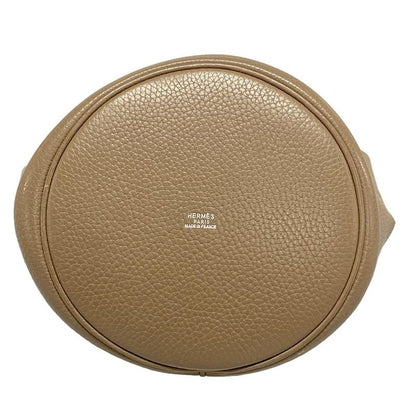 Hermes Handbag Mangeoir Etoupe Silver Hardware