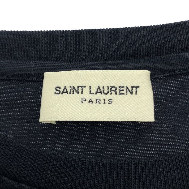 Saint Laurent Paris 23ss Reverse Logo T-Shirt 663278 Navy L