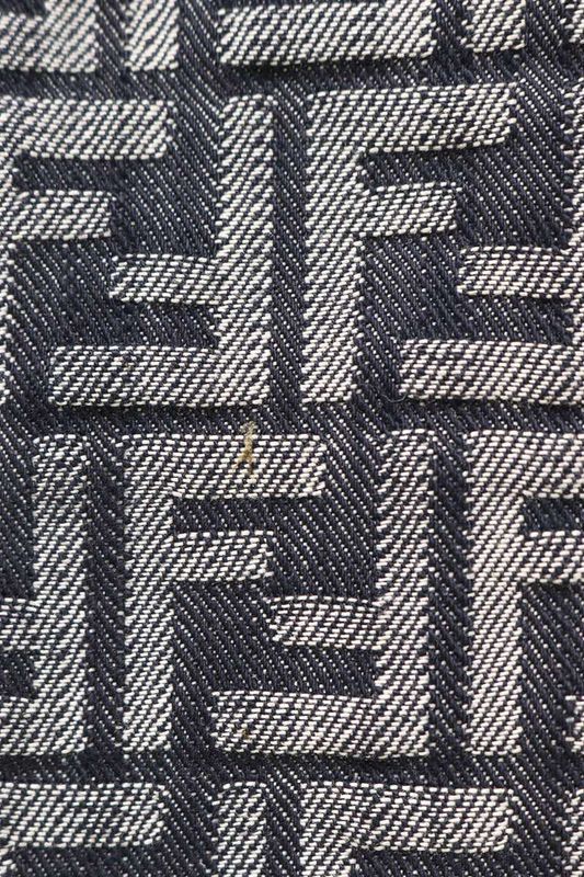 Fendi Flp302 APSW Zucca Pattern Design Denim Pants Men's 30