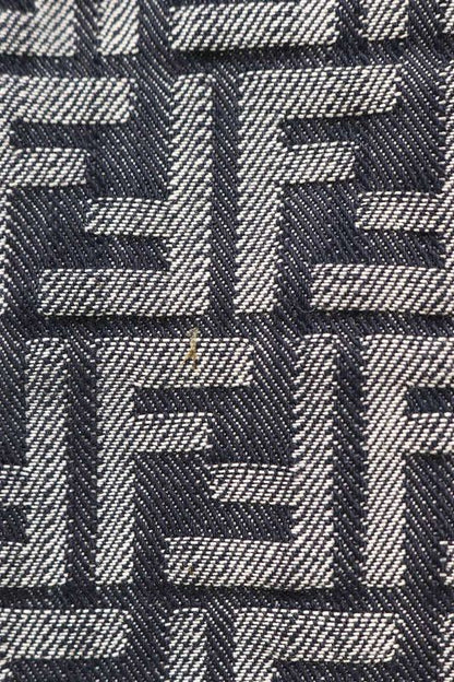 Fendi Flp302 APSW Zucca Pattern Design Denim Pants Men's 30