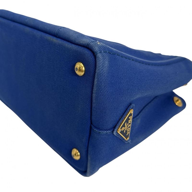 Prada B2439g Shoulder Bag Canapa Tote Mini Tote Bag Prada Blue