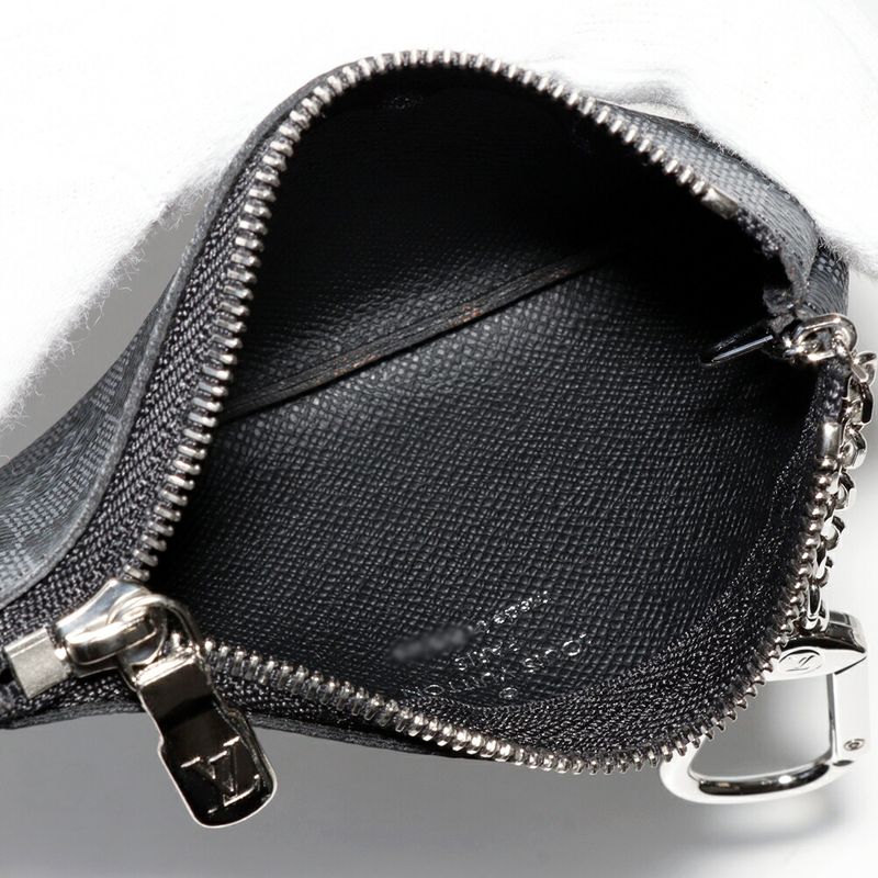 Louis Vuitton Coin Case Key Case Damier Graphite Pochette Cles N60155