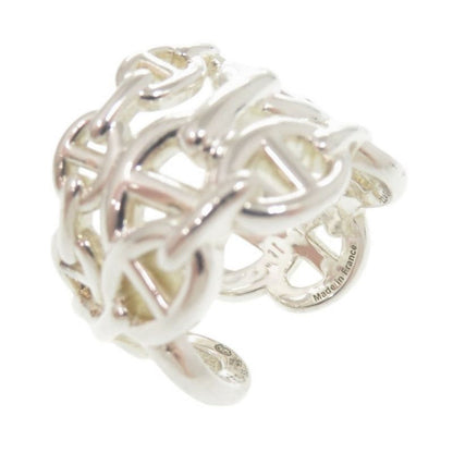 Hermes Chaine D'ancre Anchene GM Size 53 (#12) Silver 925 Ring 0340 Hermes