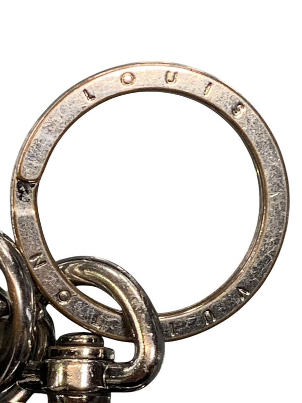 1594 Louis Vuitton M61950 Cx1108 Porte Cles Dragonne Key Holder Black Accessorie